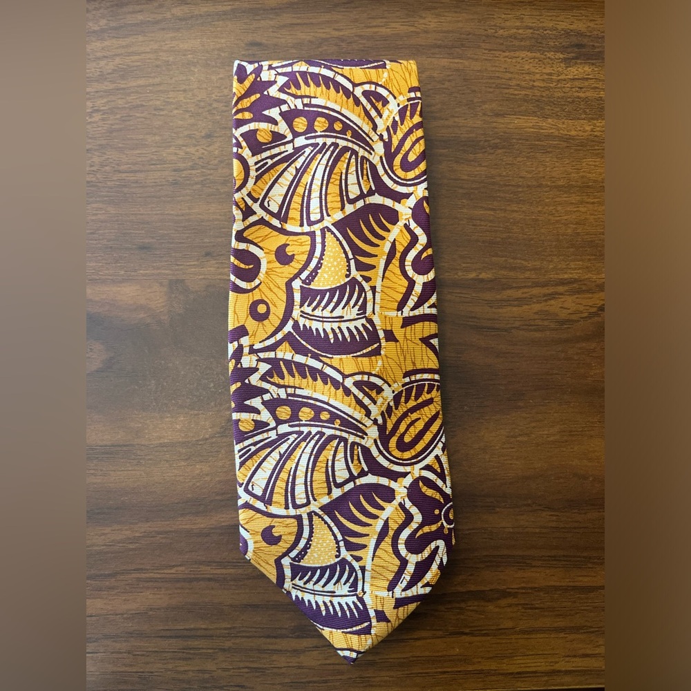 Vintage Lavatelli Silk Patterned Tie